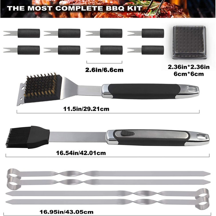 YardStash Dishwasher Safe Grilling Tool Set Wayfair Canada